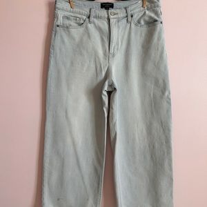 Banana Republic Factory Wide Leg Crop jeans 32 14